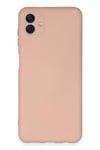 Mey İthalat®  Samsung Galaxy A04E Kılıf Nano içi Kadife Silikon - Pudra