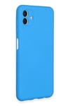 Mey İthalat®  Samsung Galaxy A04E Kılıf Nano içi Kadife Silikon - Mavi
