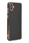 Mey İthalat®  Samsung Galaxy A04E Kılıf Volet Silikon - Siyah