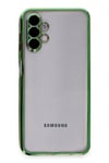 Mey İthalat®  Samsung Galaxy A04S Kılıf  Lensli Silikon - Yeşil