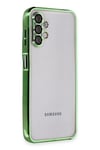 Mey İthalat®  Samsung Galaxy A04S Kılıf  Lensli Silikon - Yeşil