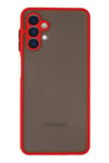 Mey İthalat®  Samsung Galaxy A04S Kılıf Montreal Silikon Kapak - Kırmızı