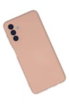 Mey İthalat®  Samsung Galaxy A04S Kılıf Nano içi Kadife Silikon - Pudra