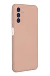 Mey İthalat®  Samsung Galaxy A04S Kılıf Nano içi Kadife Silikon - Pudra