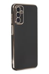 Mey İthalat®  Samsung Galaxy A04S Kılıf Volet Silikon - Siyah