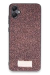 Mey İthalat®  Samsung Galaxy A05 Bright Simli Kapak - Derin Mor