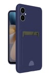 Mey İthalat®  Samsung Galaxy A05 Kelvin Kartvizitli Silikon - Lacivert