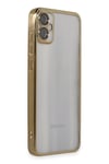 Mey İthalat®  Samsung Galaxy A05 Kılıf  Lensli Silikon - Gold