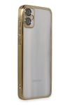 Mey İthalat®  Samsung Galaxy A05 Kılıf  Lensli Silikon - Gold