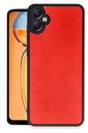 Mey İthalat®  Samsung Galaxy A05 Kılıf Aras Deri Kapak - Kırmızı