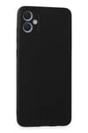 Mey İthalat®  Samsung Galaxy A05 Kılıf First Silikon - Siyah