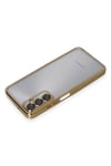 Mey İthalat®  Samsung Galaxy A05S Kılıf  Lensli Silikon - Gold