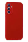 Mey İthalat®  Samsung Galaxy A05S Kılıf First Silikon - Kırmızı