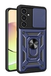 Mey İthalat®  Samsung Galaxy A05S Kılıf Pars Lens Yüzüklü Silikon - Lacivert