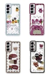 Mey İthalat®  Samsung Galaxy A05S Kılıf Sweet Desenli Silikon Kapak - Pembe