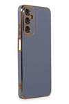 Mey İthalat®  Samsung Galaxy A05S Kılıf Volet Silikon - Mavi