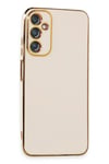 Mey İthalat®  Samsung Galaxy A05S Kılıf Volet Silikon - Beyaz