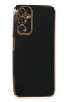Mey İthalat®  Samsung Galaxy A05S Kılıf Volet Silikon - Siyah