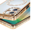 Mey İthalat®  Samsung Galaxy A06 Joke Simli Magneticsafe Kılıf - Gold
