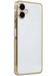 Mey İthalat®  Samsung Galaxy A06 Kılıf  Lensli Silikon - Gold