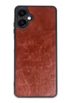 Mey İthalat®  Samsung Galaxy A06 Kılıf Aras Deri Kapak - Bordo