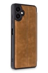 Mey İthalat®  Samsung Galaxy A06 Kılıf Flip Cover - Taba