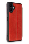 Mey İthalat®  Samsung Galaxy A06 Kılıf Flip Cover - Kırmızı