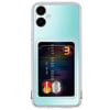 Mey İthalat®  Samsung Galaxy A06 Kılıf Kart Şeffaf Silikon - Şeffaf