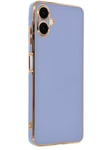 Mey İthalat®  Samsung Galaxy A06 Kılıf Volet Silikon - Mavi