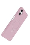 Mey İthalat®  Samsung Galaxy A06 Regal Magsafe Standlı Kapak - Açık Pembe