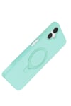 Mey İthalat®  Samsung Galaxy A06 Regal Magsafe Standlı Kapak - Su Yeşili