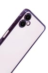 Mey İthalat®  Samsung Galaxy A07 4G  Lensli Silikon - Mor