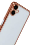 Mey İthalat®  Samsung Galaxy A07 4G  Lensli Silikon - Çöl Titanyum
