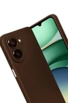 Mey İthalat®  Samsung Galaxy A07 4G Auto Focus Karbon Kapak - Kahverengi