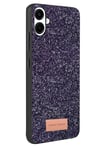 Mey İthalat®  Samsung Galaxy A07 4G Bright Simli Kapak - Derin Mor