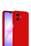 Mey İthalat®  Samsung Galaxy A07 4G First Silikon - Kırmızı