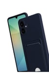 Mey İthalat®  Samsung Galaxy A07 4G Kelvin Kartvizitli Silikon - Lacivert