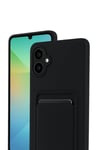 Mey İthalat®  Samsung Galaxy A07 4G Kelvin Kartvizitli Silikon - Siyah