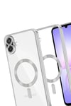 Mey İthalat®  Samsung Galaxy A07 4G Kross Magneticsafe Kapak - Gümüş