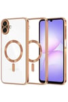 Mey İthalat®  Samsung Galaxy A07 4G Kross Magneticsafe Kapak - Çöl Titanyum
