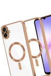 Mey İthalat®  Samsung Galaxy A07 4G Kross Magneticsafe Kapak - Çöl Titanyum