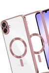 Mey İthalat®  Samsung Galaxy A07 4G Kross Magneticsafe Kapak - Rose