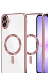 Mey İthalat®  Samsung Galaxy A07 4G Kross Magneticsafe Kapak - Rose