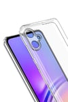 Mey İthalat®  Samsung Galaxy A07 4G Lüx Şeffaf Silikon - Şeffaf