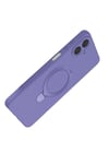 Mey İthalat®  Samsung Galaxy A07 4G Regal Magsafe Standlı Kapak - Lila