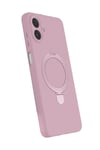 Mey İthalat®  Samsung Galaxy A07 4G Regal Magsafe Standlı Kapak - Açık Pembe