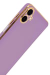 Mey İthalat®  Samsung Galaxy A07 4G Volet Silikon - Mor