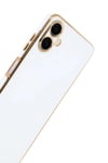 Mey İthalat®  Samsung Galaxy A07 4G Volet Silikon - Beyaz