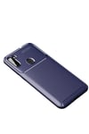 Mey İthalat®  Samsung Galaxy A11 Kılıf Auto Focus Karbon Kapak - Lacivert