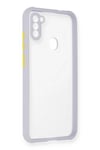 Mey İthalat®  Samsung Galaxy A11 Kılıf Miami Şeffaf Silikon - Lila